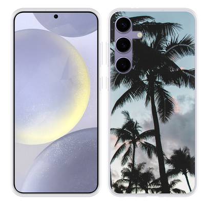 Cazy Hoesje geschikt voor Samsung Galaxy S24+ Palmtrees