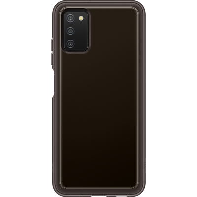 Samsung Galaxy A03s Soft Clear Cover - Zwart