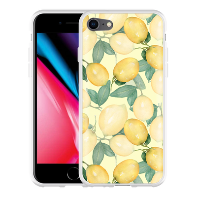 Cazy Hoesje geschikt voor iPhone 8 - Lemons