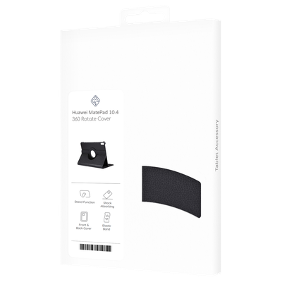 Cazy 360 Graden Roterende Hoes geschikt voor Huawei MatePad 10.4 - Zwart