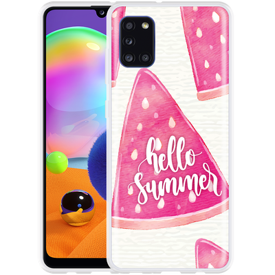 Cazy Hoesje geschikt voor Samsung Galaxy A31 - Summer Melon