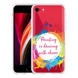 Hoesje geschikt voor iPhone SE 2020 - Painting