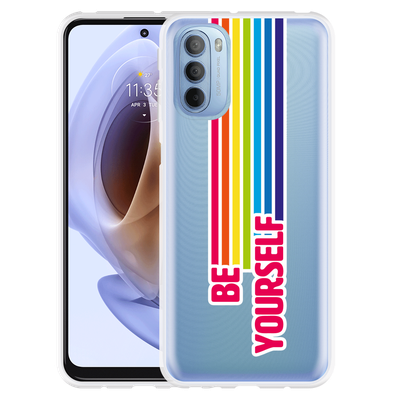 Cazy Hoesje geschikt voor Motorola Moto G41 - Be Yourself