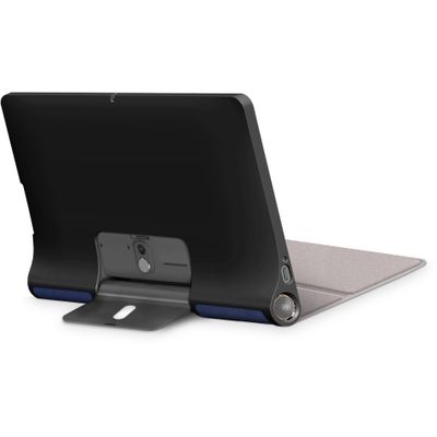 Cazy TriFold Hoes met Auto Slaap/Wake geschikt voor Lenovo Yoga Smart Tab - Blauw