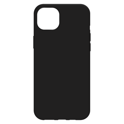 Just in Case iPhone 15 Plus - Soft TPU Case with Necklace Strap - Black