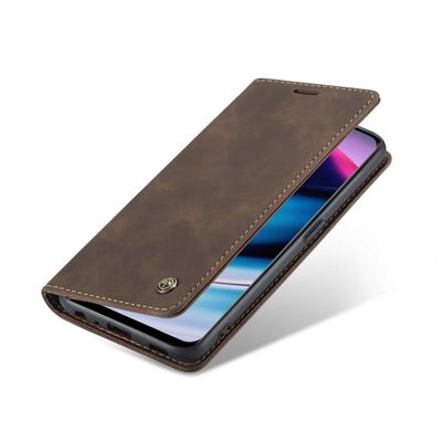 CASEME OnePlus Nord N20 Retro Wallet Case - Coffee