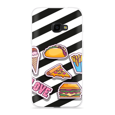 Cazy Hoesje geschikt voor Samsung Galaxy Xcover 4s - Love Fast Food