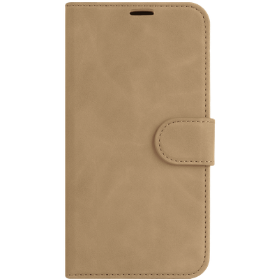 Cazy Uitneembaar Wallet Hoesje voor iPhone 15 Plus - Magfit 2-in-1 Hoesje met Pasvakjes - Taupe
