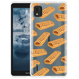 Hoesje geschikt voor Nokia C2 2nd Edition - Frikandelbroodjes