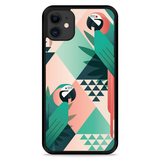 Hardcase hoesje geschikt voor iPhone 11 - Exotic Trendy Parrot