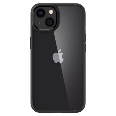 Hoesje geschikt voor iPhone 13 Spigen Ultra Hybrid Case - Zwart