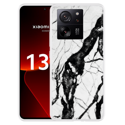 Cazy Hoesje geschikt voor Xiaomi 13T/13T Pro Marmer Design