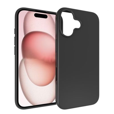 Cazy Soft GRS Hoesje geschikt voor iPhone 16 Plus - Zwart