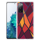 Hoesje geschikt voor Samsung Galaxy S20 FE - Colorful Triangles