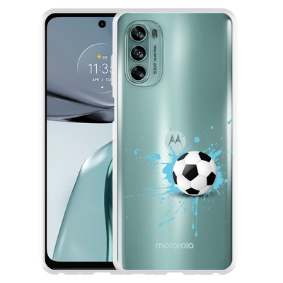 Cazy Hoesje geschikt voor Motorola Moto G62 5G - Soccer Ball