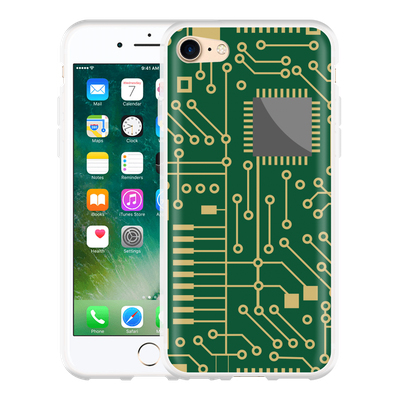 Cazy Hoesje geschikt voor iPhone 7 - Microcircuit