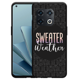 Hoesje Zwart geschikt voor OnePlus 10 Pro - Sweater Weather