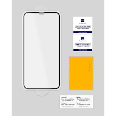 Spigen Screenprotector Full Cover Glass Apple iPhone 11 Pro / iPhone X/XS Black