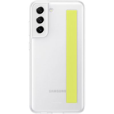 Samsung Galaxy S21 FE Hoesje - Samsung Slim Strap Cover - Wit