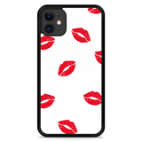 Hardcase hoesje geschikt voor iPhone 11 - Red Kisses