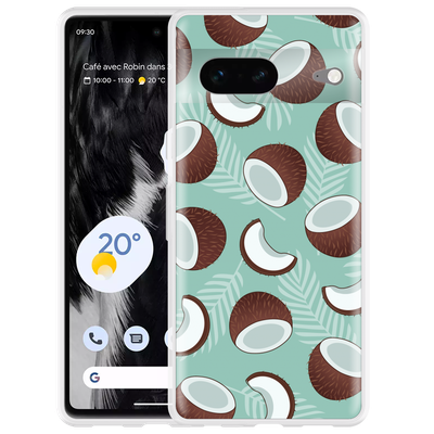 Cazy Hoesje geschikt voor Google Pixel 7 - Kokosnoten