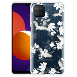 Hoesje geschikt voor Samsung Galaxy M12 - White Bird