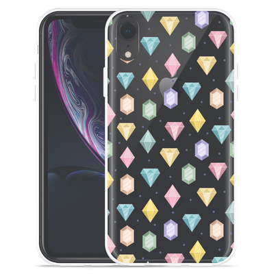 Cazy Hoesje geschikt voor iPhone Xr - Diamonds