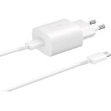 Samsung USB-C Adapter met 1m kabel 25W Super Fast Charging - Power Delivery - Wit