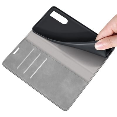 Cazy Wallet Magnetic Hoesje geschikt voor Sony Xperia 10 IV - Grijs