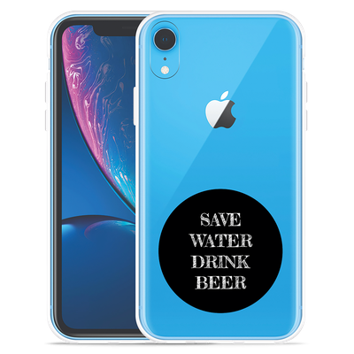 Cazy Hoesje geschikt voor iPhone Xr - Save Water