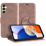 Premium Wallet Hoesje geschikt voor Samsung Galaxy A14 4G/5G - Roze