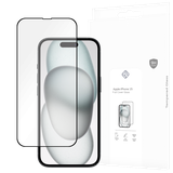 Full Cover Screenprotector geschikt voor iPhone 15 - Gehard Glas