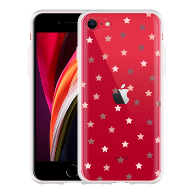 Cazy Hoesje geschikt voor iPhone SE 2020 - Stars
