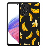 Hoesje Zwart geschikt voor Samsung Galaxy A53 - Banana