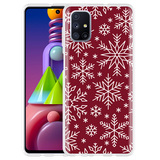 Hoesje geschikt voor Samsung Galaxy M51 - Sneeuw