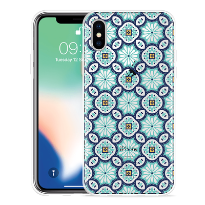Cazy Hoesje geschikt voor iPhone Xs - Mandala Patroon