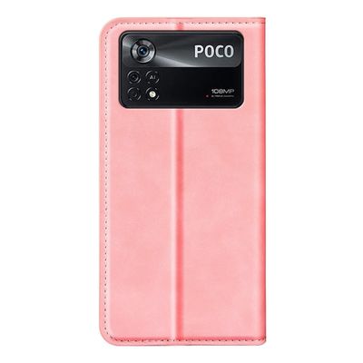 Cazy Wallet Magnetic Hoesje geschikt voor Poco X4 Pro - Roze