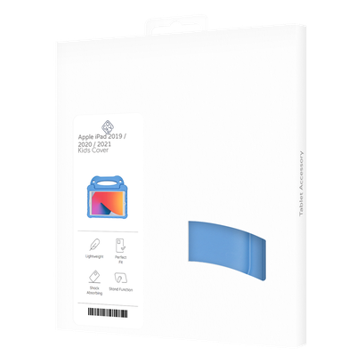 Cazy Ultra Kinderhoes geschikt voor iPad 2021 (9th Gen)/2020 (8th Gen)/iPad 2019 (7th Gen) - Blauw