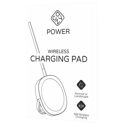 Cazy 2 in 1 Magnetische Draadloze Charger Pad 15W - Wit