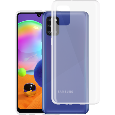 Cazy Soft TPU Hoesje geschikt voor Samsung Galaxy A31 - Transparant