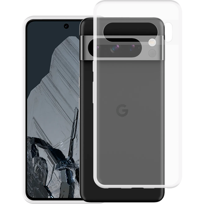 Just in Case Pixel 8 Pro - Soft TPU Case with Necklace Strap - Clear