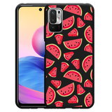 Hoesje Zwart geschikt voor Xiaomi Redmi Note 10 5G - Watermeloen