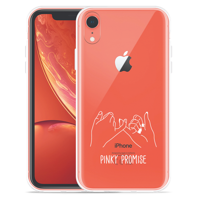 Cazy Hoesje geschikt voor iPhone Xr - Pinky Promise