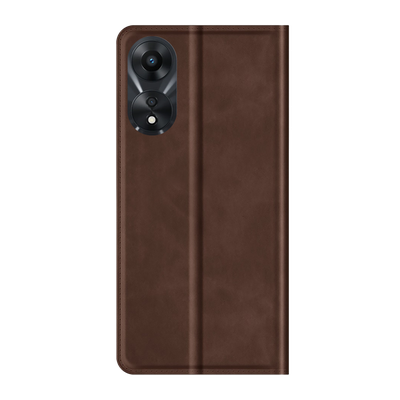 Cazy Wallet Magnetic Hoesje geschikt voor Oppo A78 5G - Bruin