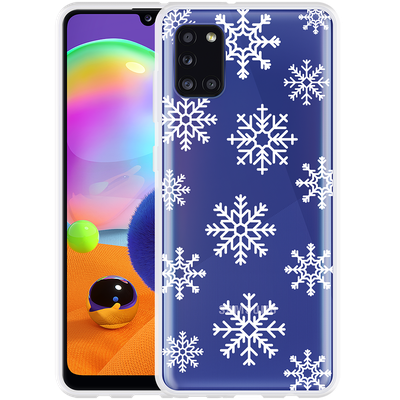 Cazy Hoesje geschikt voor Samsung Galaxy A31 - Snow