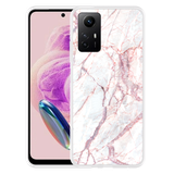 Hoesje geschikt voor Xiaomi Redmi Note 12S White Pink Marble