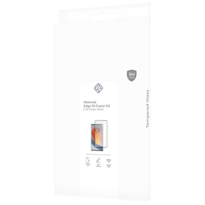 Cazy Full Cover Screenprotector geschikt voor Motorola Edge 50 Fusion - Gehard Glas