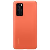 Huawei Hoes geschikt voor P40 - Silicon Protective Case - Oranje