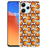 Hoesje geschikt voor Xiaomi Redmi 12 4G 70s Oranje