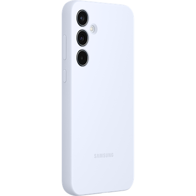 Samsung Galaxy A55 Hoesje - Samsung Silicone Cover Blauw